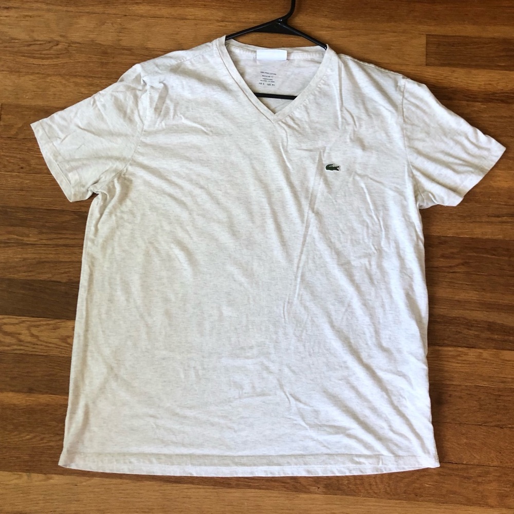 Lacoste V-neck Tee Men’s Size XL